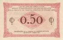 France 50 Centimes - Paris Chamber of Commerce - 1920 - Serial C.84
