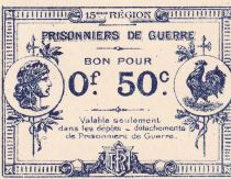 France 50 Centimes - Prisionniers de guerre - 15ème région