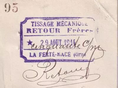 France 50 Centimes - Tissage M�canique - La Fert�-Mac� - 1915 - P.61.02