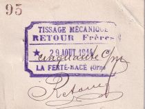 France 50 Centimes - Tissage Mécanique - La Ferté-Macé - 1915 - P.61.02