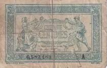 France 50 Centimes - Tr&eacute;sorerie aux arm&eacute;es - 1917 - S&eacute;rie A - PTB - VF.01.01