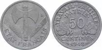France 50 Centimes - Type Bazor - France 1942 (EC)
