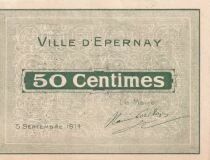 France 50 Centimes - Ville d\'Epernay - 05-09-1914