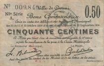 France 50 Centimes - Ville de Douai - 21-09-1914 - S&eacute;rie A