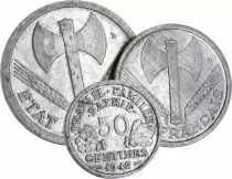 France 50 centimes  1 et 2 Francs? Francisque?