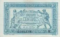 France 50 Centimes  Tr&eacute;sorerie aux arm&eacute;es  - 1917 F 0.216.878