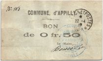 France 50 Centimes Appilly Commune
