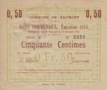 France 50 Centimes Faumont City - 1915