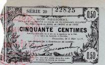 France 50 Centimes Fourmies - 08/05/1916