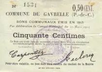 France 50 Centimes Gavrelle
