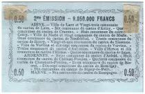 France 50 Centimes Laon R&eacute;gional - 1916