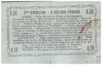 France 50 Centimes Laon R&eacute;gional - 1916