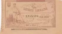 France 50 Centimes Loterie de Lorraine- 1884 -  SPL - n° 2.345.426