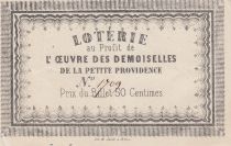 France 50 Centimes Loterie Oeuvre des Demoiselles de la Providence - Orléans - TTB