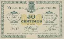 France 50 Centimes Louviers Municipal emission