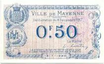 France 50 Centimes Mayenne City - 1917