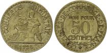 France 50 Centimes Mercury seated - 1925