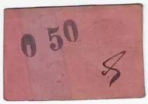 France 50 Centimes Paris Parmacie F BARGALLO