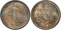 France 50 Centimes Semeuse - 1898 - Argent PCGS MS 65