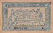 France 50 Centimes Woman and soldier -  1917 -  E 0.538.075