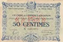 France 50 Cents - Avignon Chamber of Commerce - 1914 - Number 123