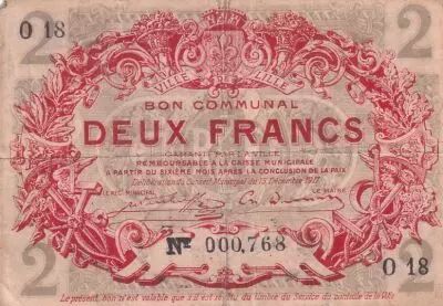 France 50 Cents - Banque d\'�mission - Lille - 15-12-1917 - S�rie 018