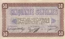 France 50 Cents - Belfort Chamber of Commerce - 12-10-1921 - Serial A