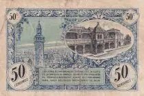 France 50 cents - Chamber of  Commerce - Moulins et Lapalisse - 17-11-1921 - Série 42