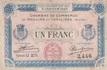 France 50 cents - Chamber of  Commerce - Moulins et Lapalisse - 17-11-1921 - Série 42