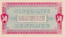 France 50 cents - Chamber of  Commerce - Moulins et Lapalisse -12-05-1916 - S&eacute;rie 135