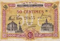France 50 Cents - Chamber of Commerce -  Limoges - 1918 - Série H