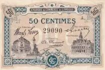 France 50 Cents - Chamber of Commerce -  Limoges