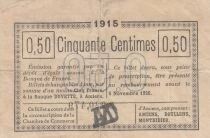 France 50 cents - Chamber of Commerce - Amiens - 1915