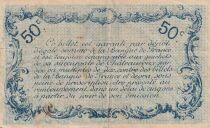 France 50 Cents - Chamber of Commerce - Ch&acirc;teauroux - 1916 - S&eacute;rie F