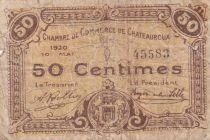 France 50 Cents - Chamber of Commerce - Ch&acirc;teauroux - 1920