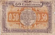France 50 Cents - Chamber of Commerce - Ch&acirc;teauroux - 1920