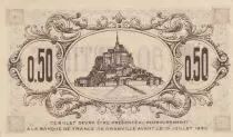 France 50 Cents - Chamber of Commerce - Granville - 19-07-1915 - Serial 212