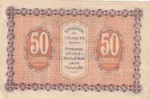 France 50 Cents - Chamber of commerce - Gray and Vesoul - 04-10-1915