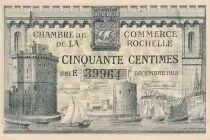 France 50 Cents - Chamber of Commerce - La Rochelle - 1915 - Série E