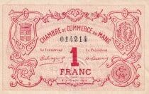 France 50 Cents - Chamber of commerce - Le Mans -  08-07-1915 - Serial 1