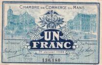 France 50 Cents - Chamber of commerce - Le Mans - 24-01-1922 - Serial 4
