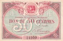 France 50 Cents - Chamber of Commerce - Nantes - Série U