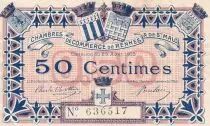 France 50 Cents - Chamber of commerce - Rennes - 1915