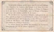 France 50 Cents - Chamber of commerce - Rennes - 1922 - Série F