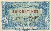 France 50 Cents - Chamber of Commerce - Valence - 23-02-1915 - Serial VI
