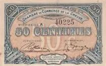 France 50 Cents - Chambre de commerce - Creuse - 15-06-1917 - 3ème Emissions - Série A