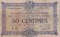 France 50 Cents - Chambre de commerce d\'Avignon - 1914 - P.18-13