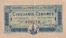 France 50 Cents - Chambre de commerce de Toulouse - 1921 - Serial 1 - P.122-39