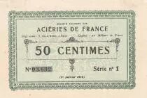 France 50 Cents - Compagnie de Béthune - 01-01-1916 - Série 1