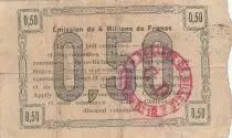 France 50 Cents - Fourmies - Regional Coupon  - 24-10-1915 - Third Serial